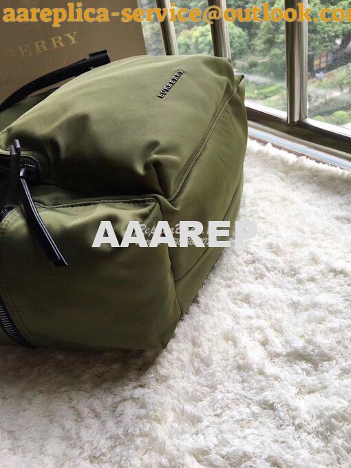 Replica  Burberry The Large Rucksack Backpack in green Technical Nylon 8