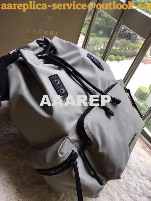 Replica  Burberry The Large Rucksack Backpack in grey Technical Nylon