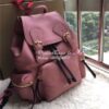Replica Burberry The Medium Rucksack in blossom pink Deerskin with Res