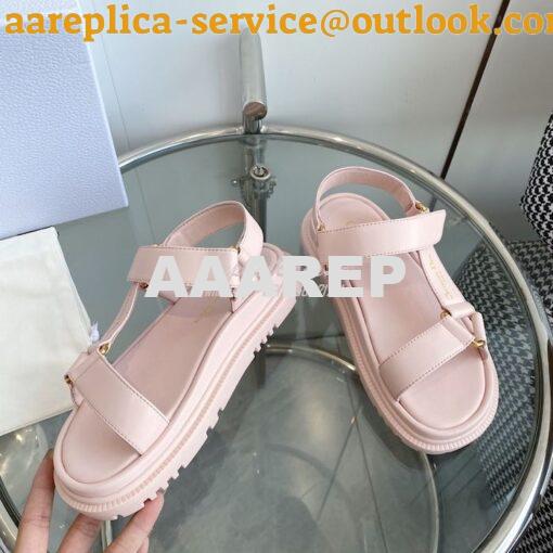 Replica Dior D-Wave Sandals in Lambskin KCQ893 5
