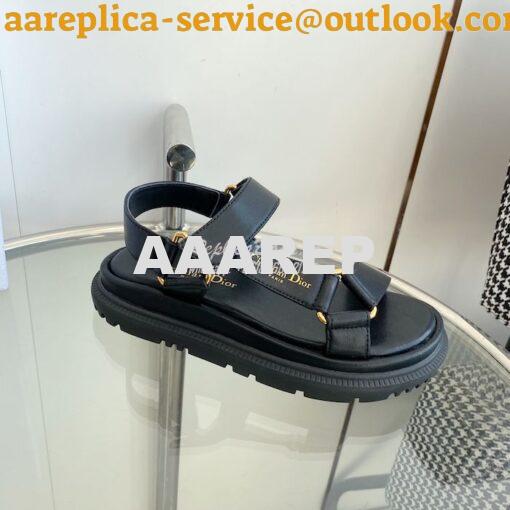 Replica Dior D-Wave Sandals in Lambskin KCQ893 12