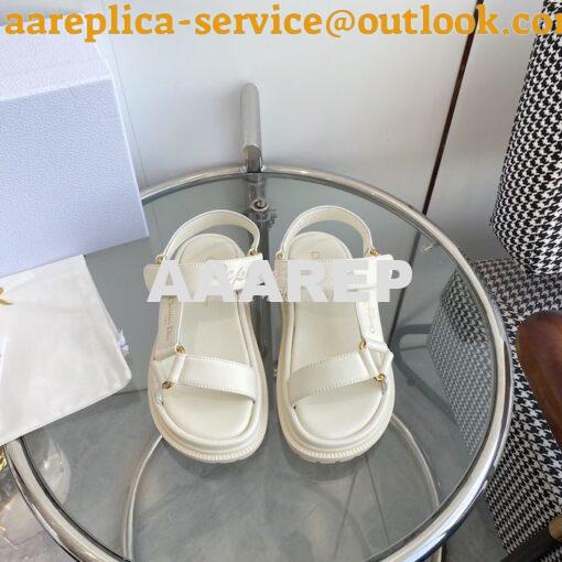 Replica Dior D-Wave Sandals in Lambskin KCQ893 16