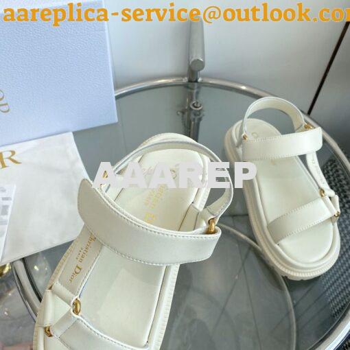 Replica Dior D-Wave Sandals in Lambskin KCQ893 19
