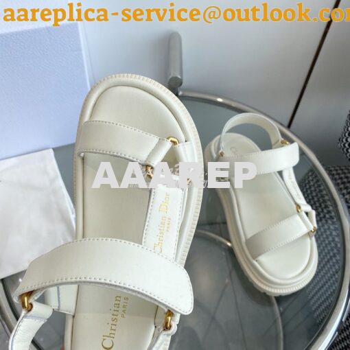 Replica Dior D-Wave Sandals in Lambskin KCQ893 20