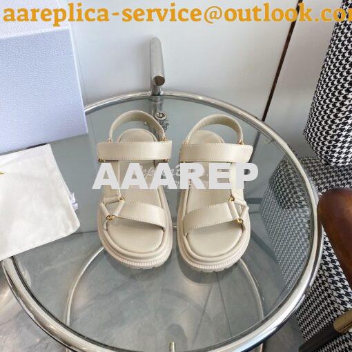 Replica Dior D-Wave Sandals in Lambskin KCQ893 34