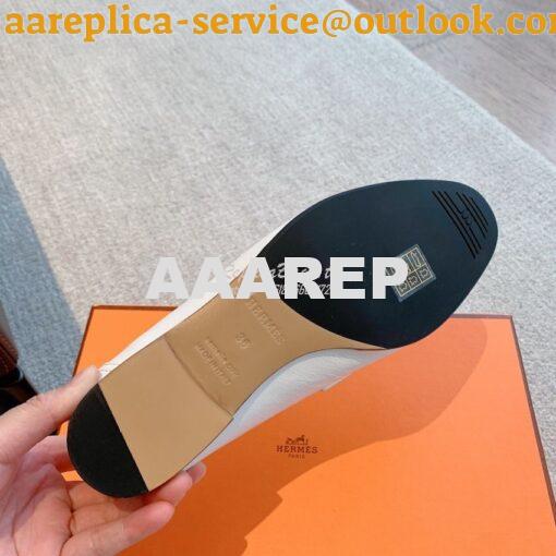 Replica Hermes Royal Loafer Goatskin With Fringe H H181070Z Black 10