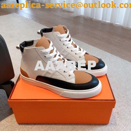 Replica Hermes Men Female District Sneaker H212897 High-top sneaker in 3