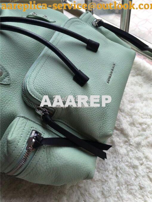 Replica Burberry The Medium Rucksack in spearmint Deerskin with Resin 8