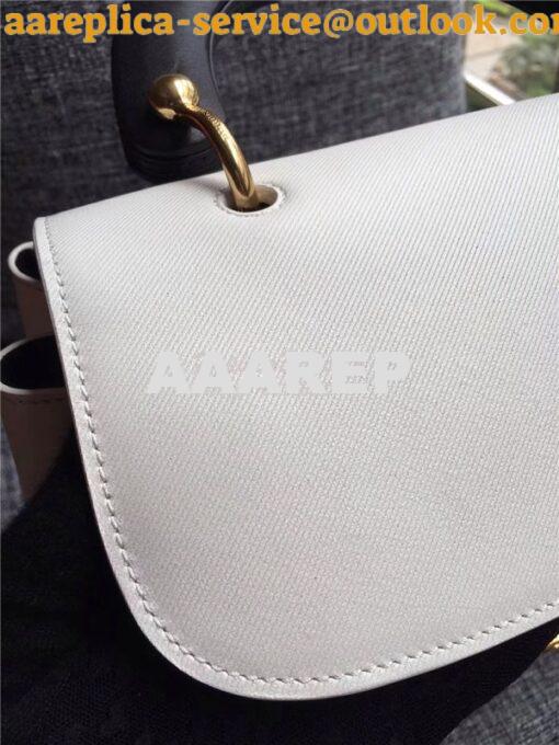Replica Burberry The DK88 Medium Top Handle Bag White 40553601 5