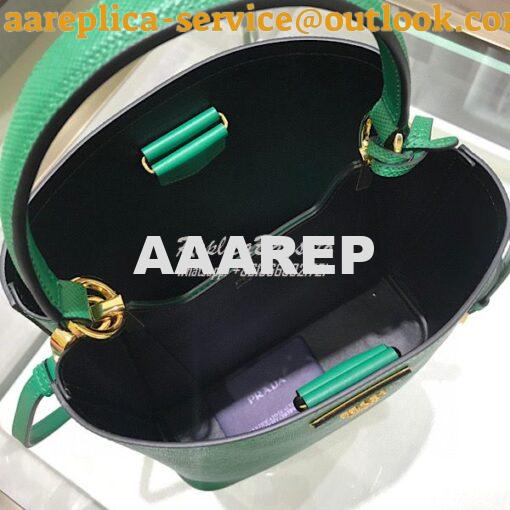 Replica Prada Double Medium Saffiano Leather Bag 1ba212 Green 5
