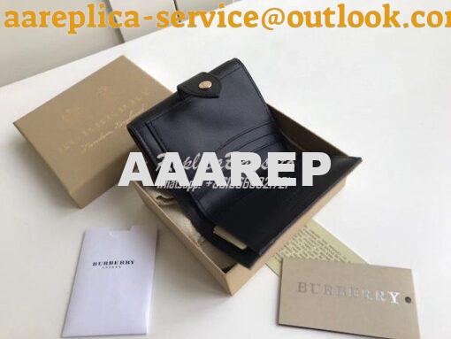 Replica Burberry Luna House Check Canvas and Leather Flap Compact Wall 13