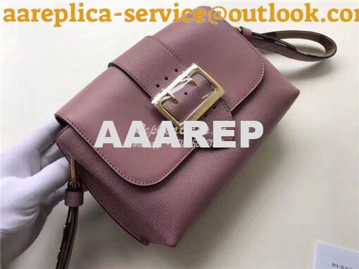 Replica  Burberry The Buckle Crossbody Bag in Dusty Pink Leather 40494 2