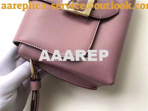 Replica  Burberry The Buckle Crossbody Bag in Dusty Pink Leather 40494 7