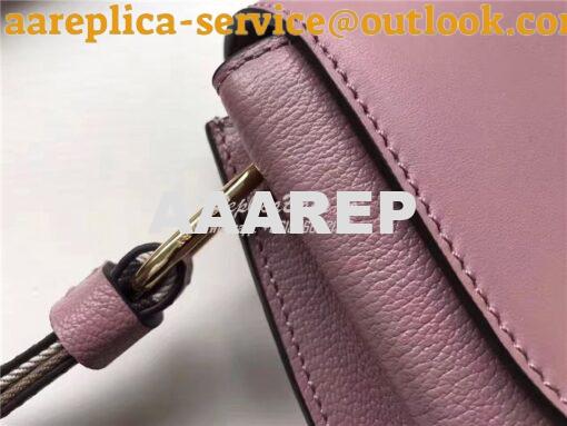 Replica  Burberry The Buckle Crossbody Bag in Dusty Pink Leather 40494 8