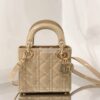 Replica Dior Quilted White Patent Leather Mini Lady Dior Bag 10