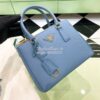 Replica Prada Galleria Saffiano leather small bag 1BA896 White 11