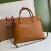 Replica Burberry The Small Canter in Leather and House Check Tan 10