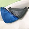 Replica Leather Prada Triangle Bag 2VY007 Bluette 11