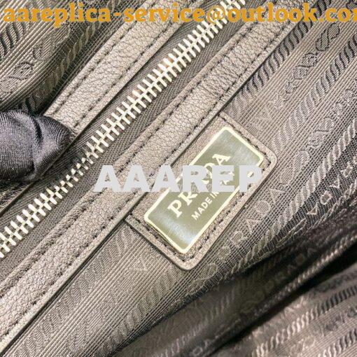 Replica Leather Prada Triangle Bag 2VY007 Bluette 9
