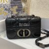 Replica Dior Small Caro Bag Latte Quilted Macrocannage Calfskin with R 11