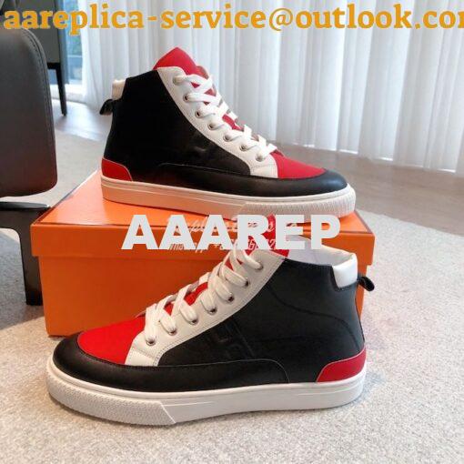 Replica Hermes Men Female District Sneaker H212897 High-top sneaker in 3