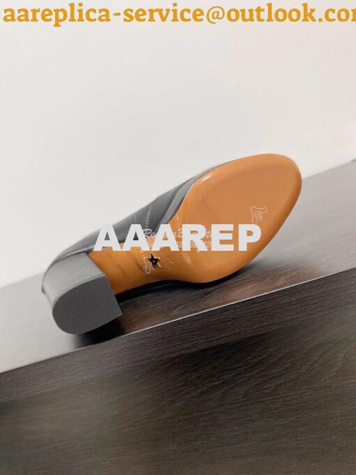 Replica Dior Lambskin D-Rise Platform Heel Ankle Boot 672366 11