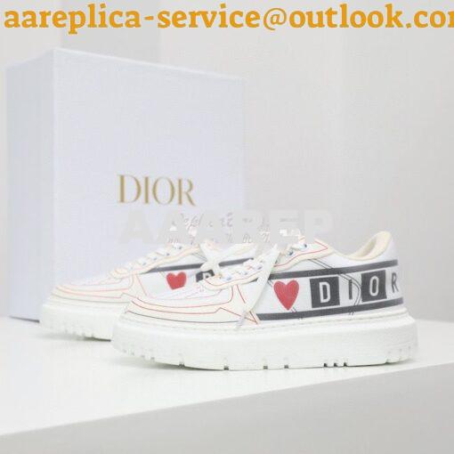 Replica Dior Addict Sneaker D'Amour Technical Fabric KCK308T 5