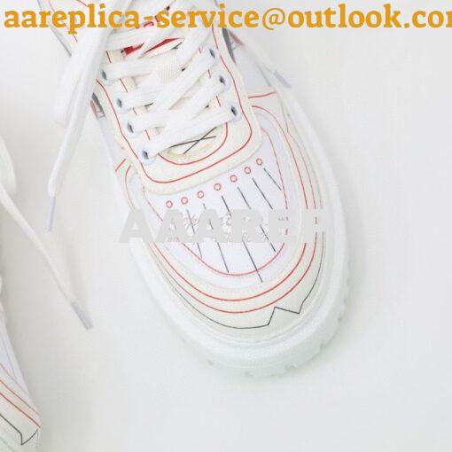 Replica Dior Addict Sneaker D'Amour Technical Fabric KCK308T 7