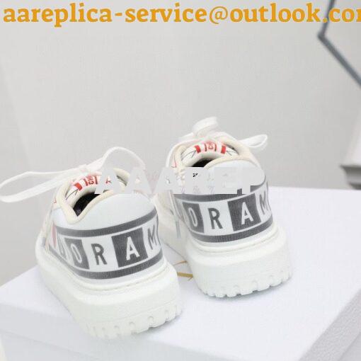 Replica Dior Addict Sneaker D'Amour Technical Fabric KCK308T 9