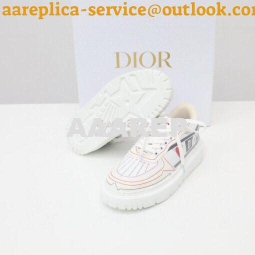 Replica Dior Addict Sneaker D'Amour Technical Fabric KCK308T 10