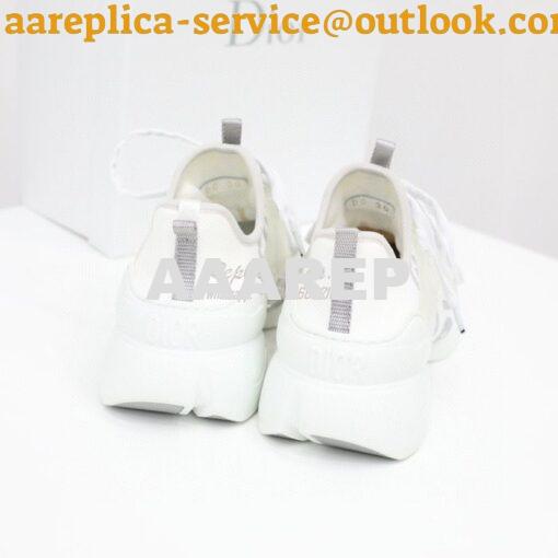 Replica Dior D-Connect Sneaker White Spatial Printed Reflective Techni 9