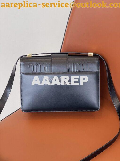 Replica Dior 30 Montaigne Bag with Tonal Enamel CD M9203U Black 8