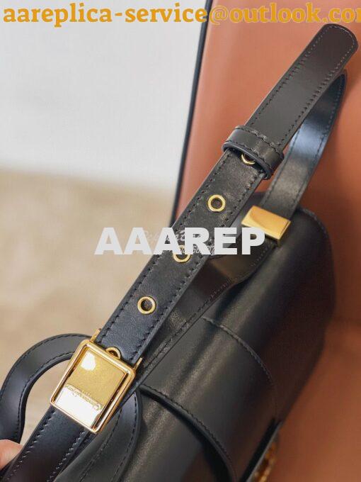 Replica Dior 30 Montaigne Bag with Tonal Enamel CD M9203U Black 10
