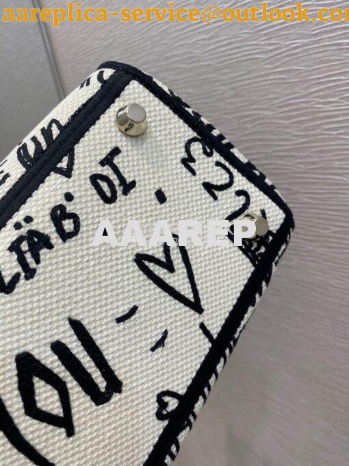 Replica Dior Medium Lady D-Lite Bag Graffiti Je'taime d'Amour Embroide 15