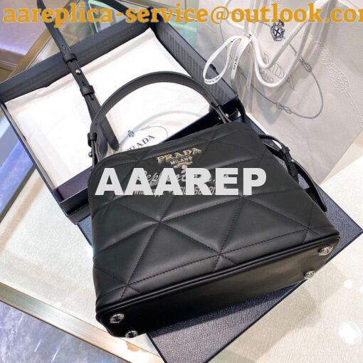 Replica Prada Spectrum Small Leather Bag 1BA311 Black 6