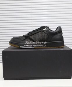Replica Dior World Tour B27 Low-Top Sneaker Black Oblique Galaxy Leath 2