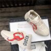 Replica Gucci Women Men's Rhyton Leather Sneaker with Mouth Print 5288