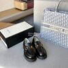 Replica Gucci Leather Lug Sole Horsebit Loafer 577236 Black