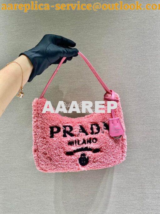Replica Prada Re-edition 2000 Terry Mini-bag 1NE515 Pink