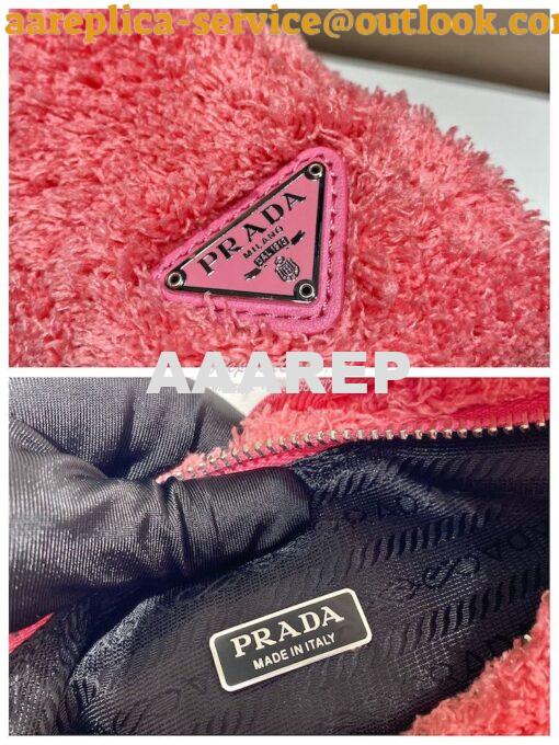 Replica Prada Re-edition 2000 Terry Mini-bag 1NE515 Pink 7