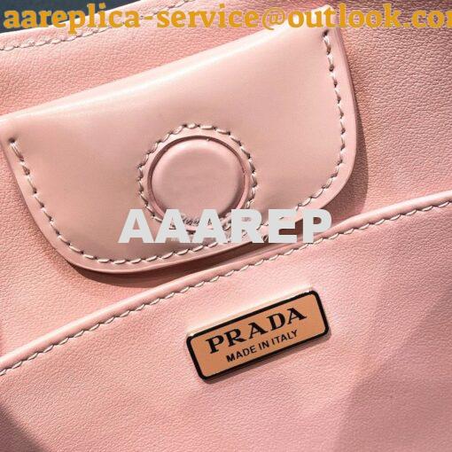 Replica Prada Cleo Brushed Leather Shoulder Bag with Strap Extension 1 8
