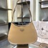 Replica Prada Cleo Brushed Leather Shoulder Bag with Strap Extension 1 10