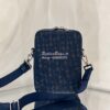 Replica Dior World Tour Messenger Pouch Blue Jacquard Oblique Embroide 10