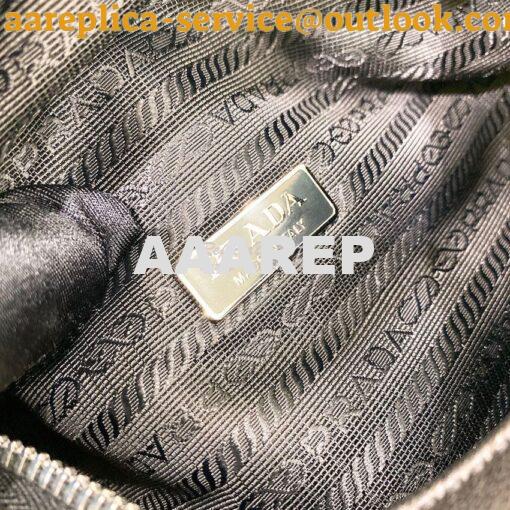 Replica Prada Padded Nappa Leather Handbag 1BA315 Black 10