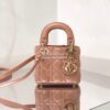 Replica Micro Lady Dior Bag Mint Green  Cannage Lambskin S0856 11