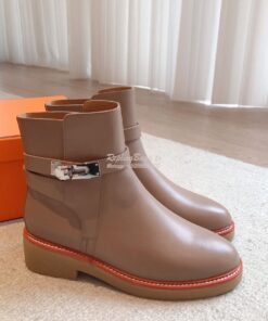 Replica Hermes Follow Ankle Boot in Heritage calfskin H222085Z Etude