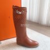Replica Hermes Jumping Boot in perforated Heritage calfskin H231241Z B