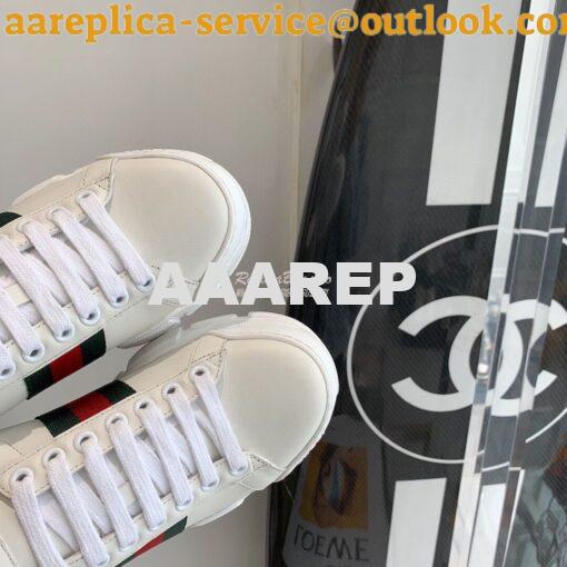 Replica Gucci Sneaker with Web 624701 Blue 7