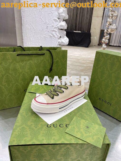Replica Gucci x Converse Collection Sneaker C516 Beige 2