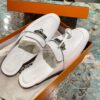 Replica Hermes Hariston Oxford Shoes H Cadenas in Glazed Calfskin H232 10